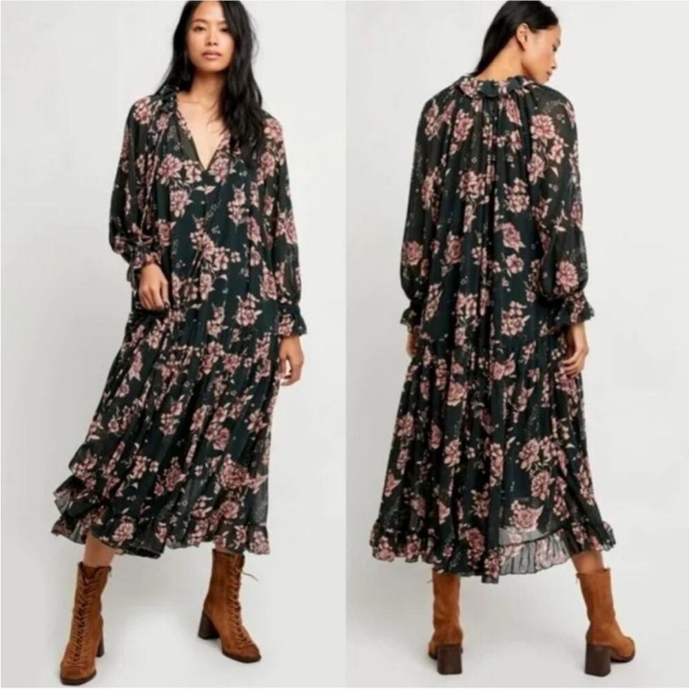 Free people feeling groovy maxi dress